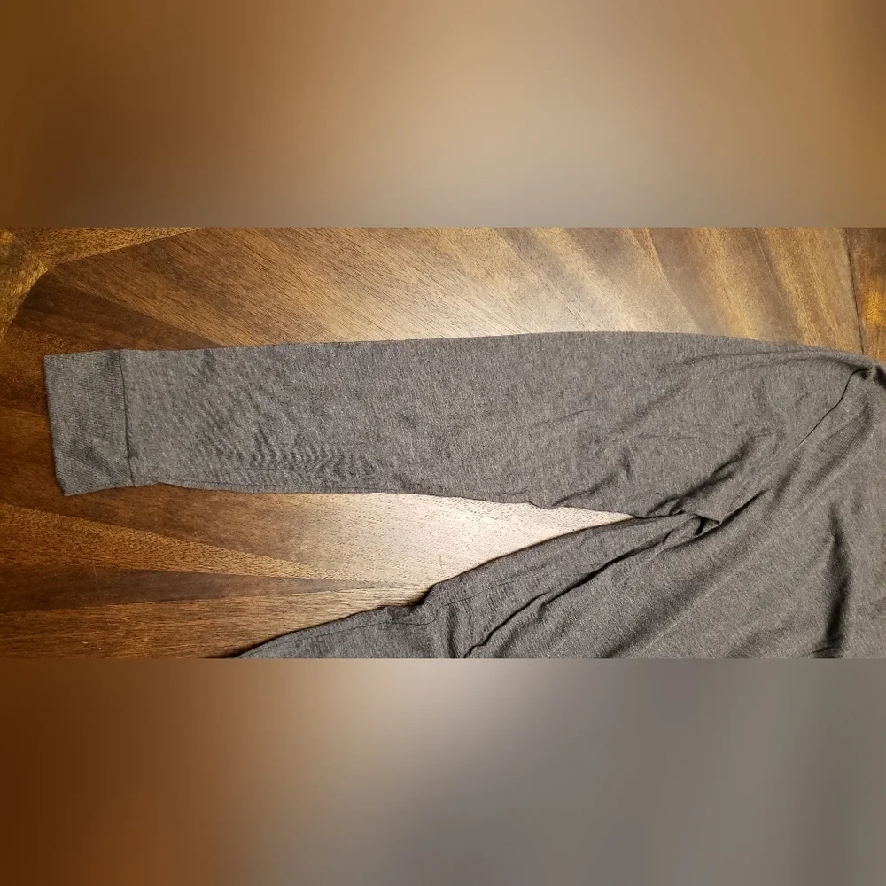 Adidas Amplifier Mens Gray Long Sleeve Shirt Size S